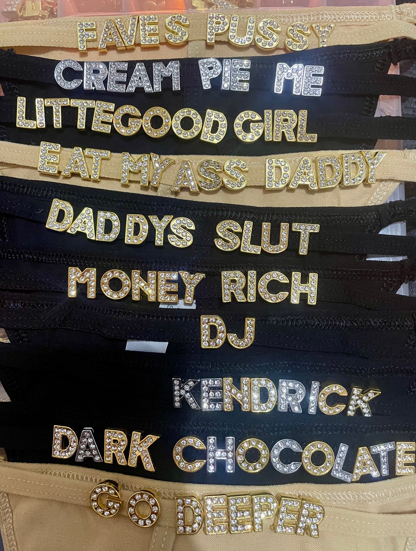 Bling Thongs (Solid)