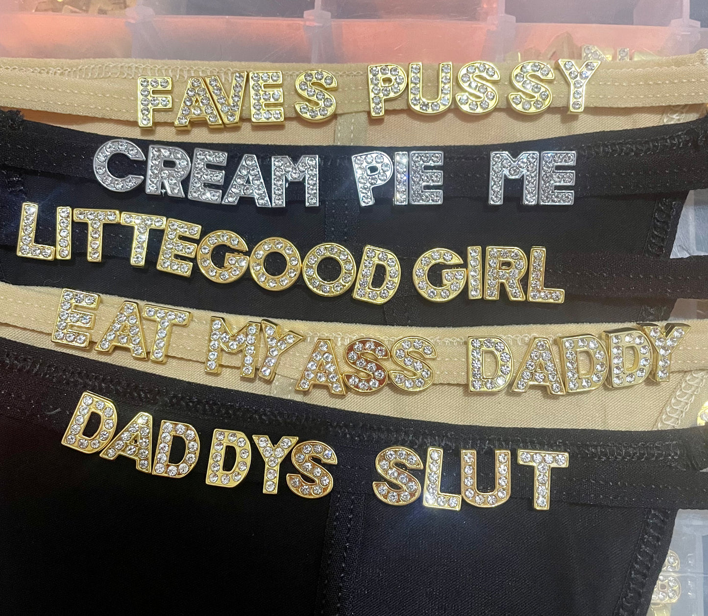 Bling Thongs (Solid)
