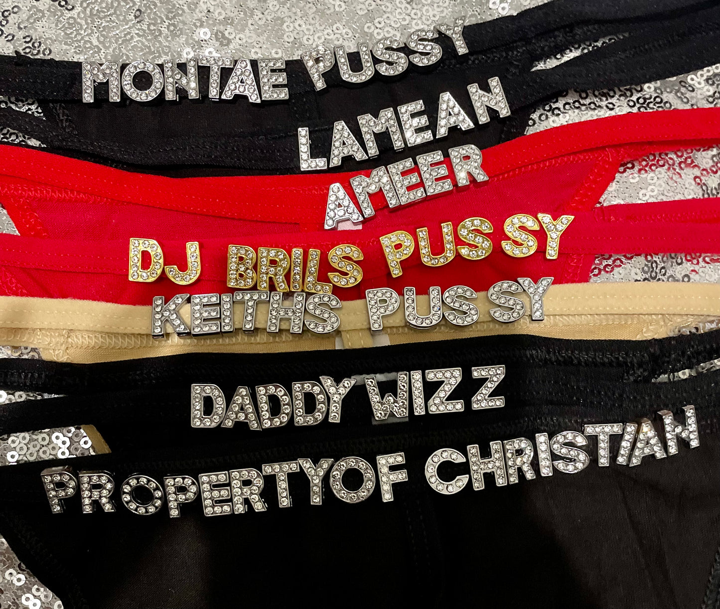 Bling Thongs (Solid)